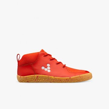 BAREFOOT SHOES PRIMUS BOOTIE II ALL WEATHER JUNIORS-FIERY CORAL